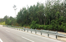 Emergency Median Opening Highway Guardrail