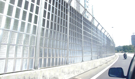 Metal Noise Barrier for Noise Control